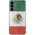 Mexico Flag Distressed Galaxy S24 Clear Case